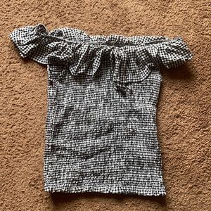 Off the shoulder midi top